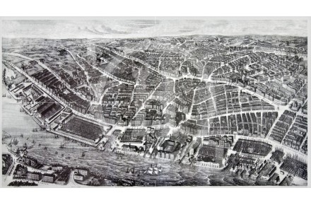 Ackermann's Panoramic View of Liverpool, 1847